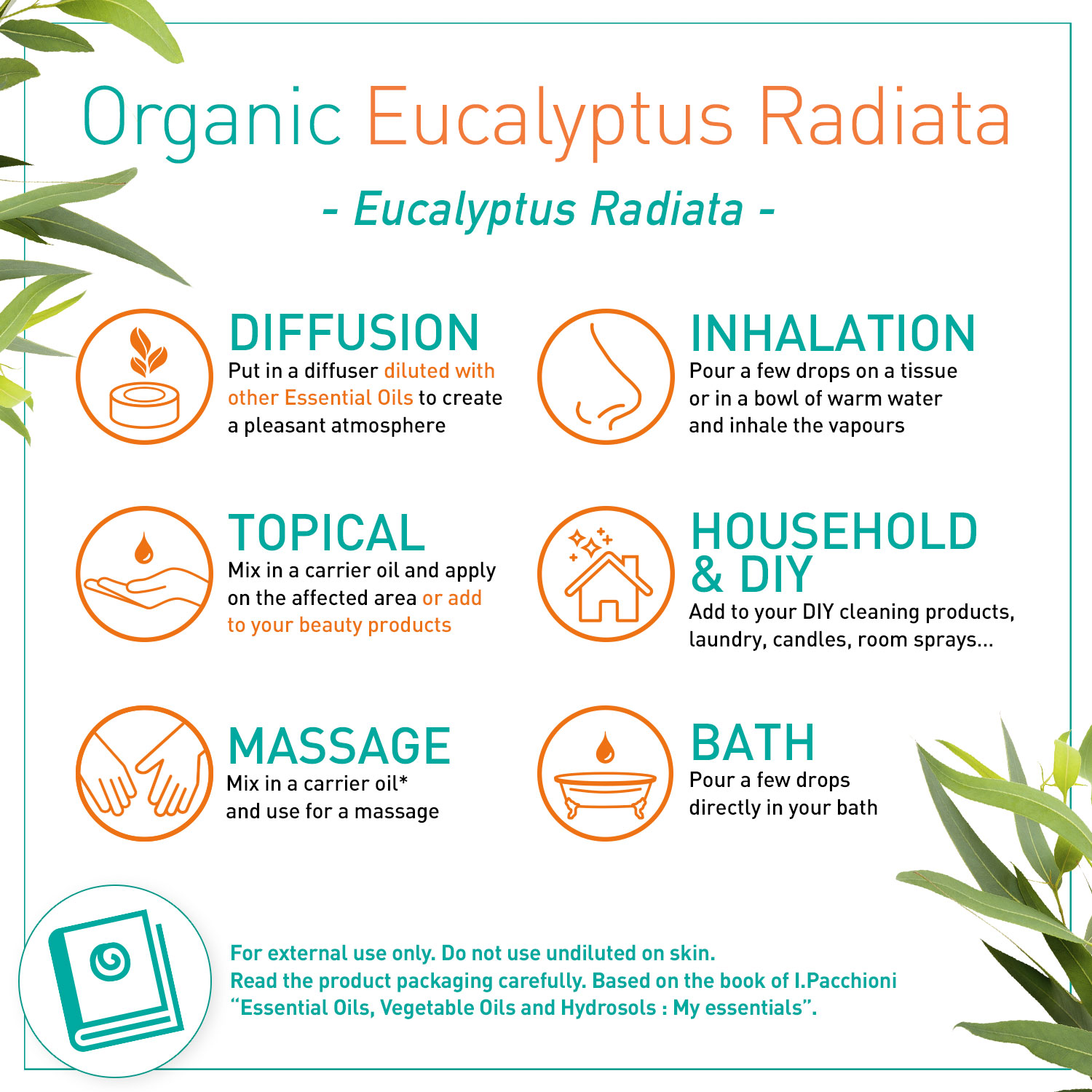 Puressentiel Organic Essential Oil Eucalyptus Radiata 10ml