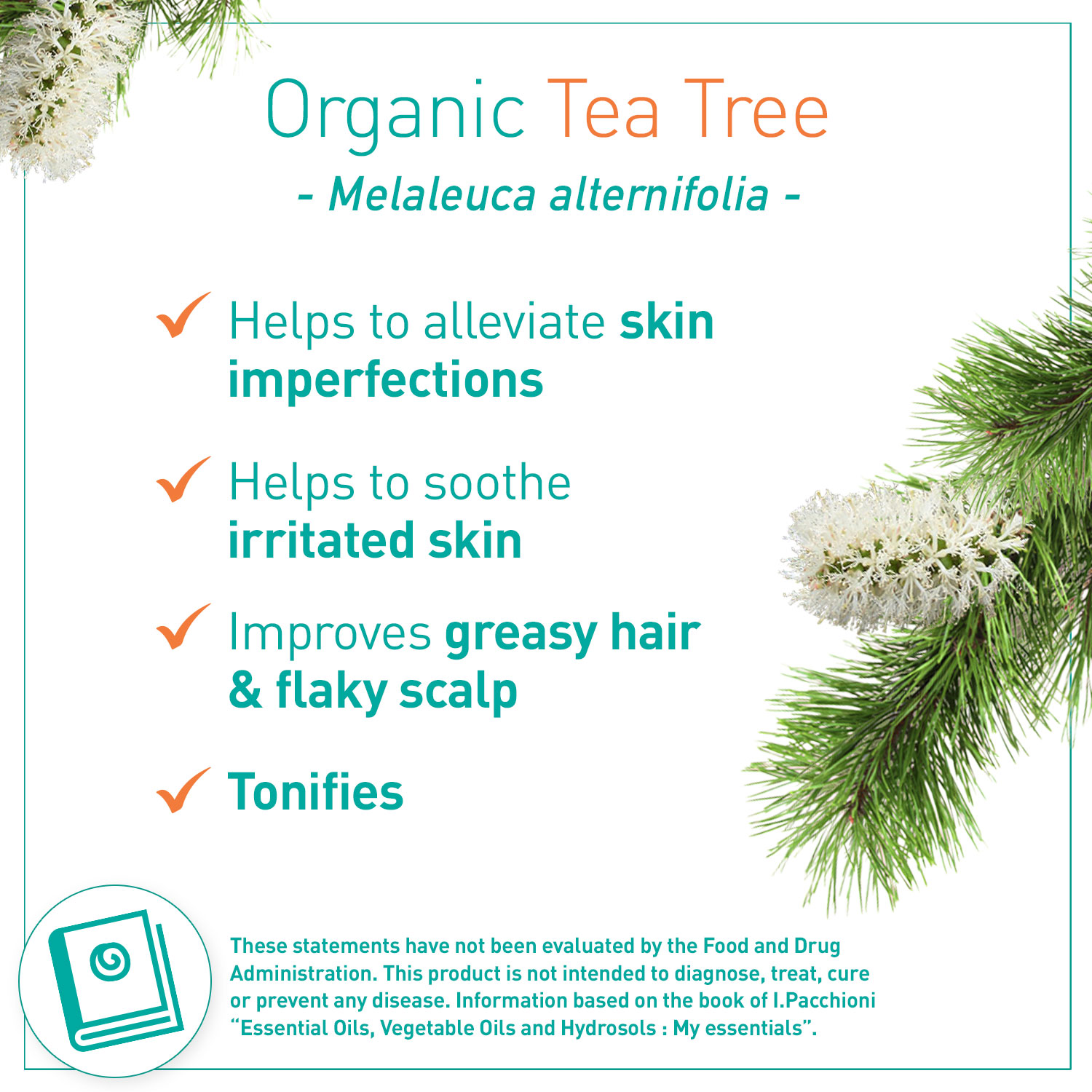 Puressentiel Organic Essential Oil Tea Tree 10ml