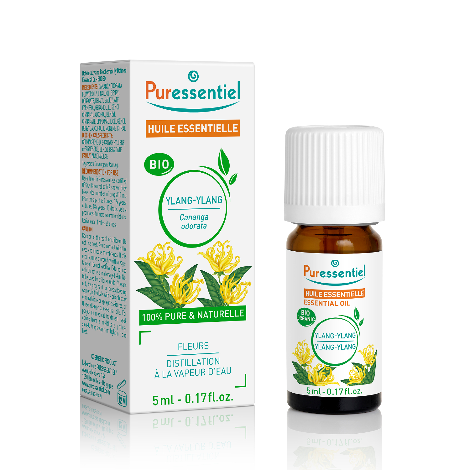 Puressentiel Organic Essential Oil Ylang Ylang 5ml