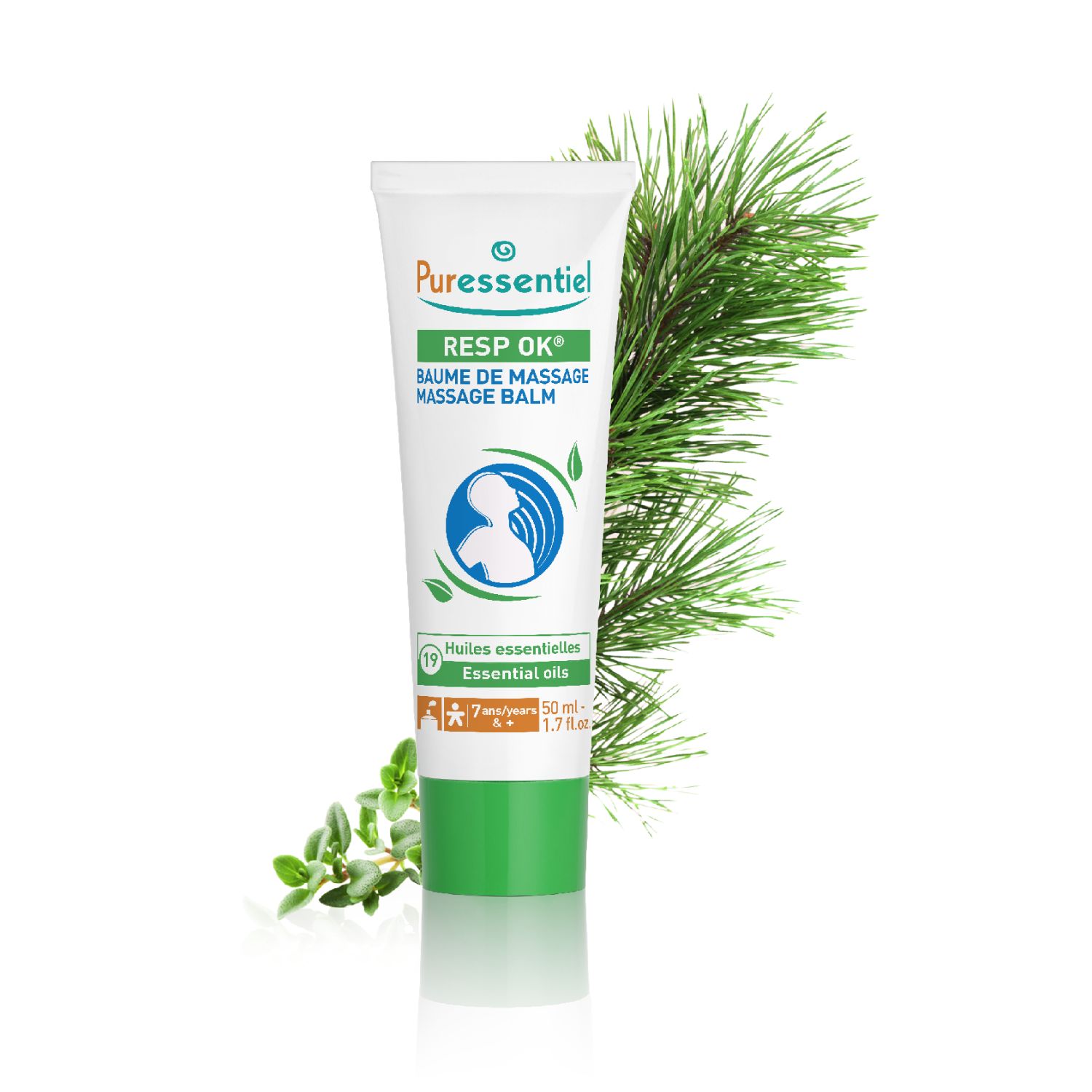Puressentiel Respiratory Balm with 19 Essential Oils 50ml