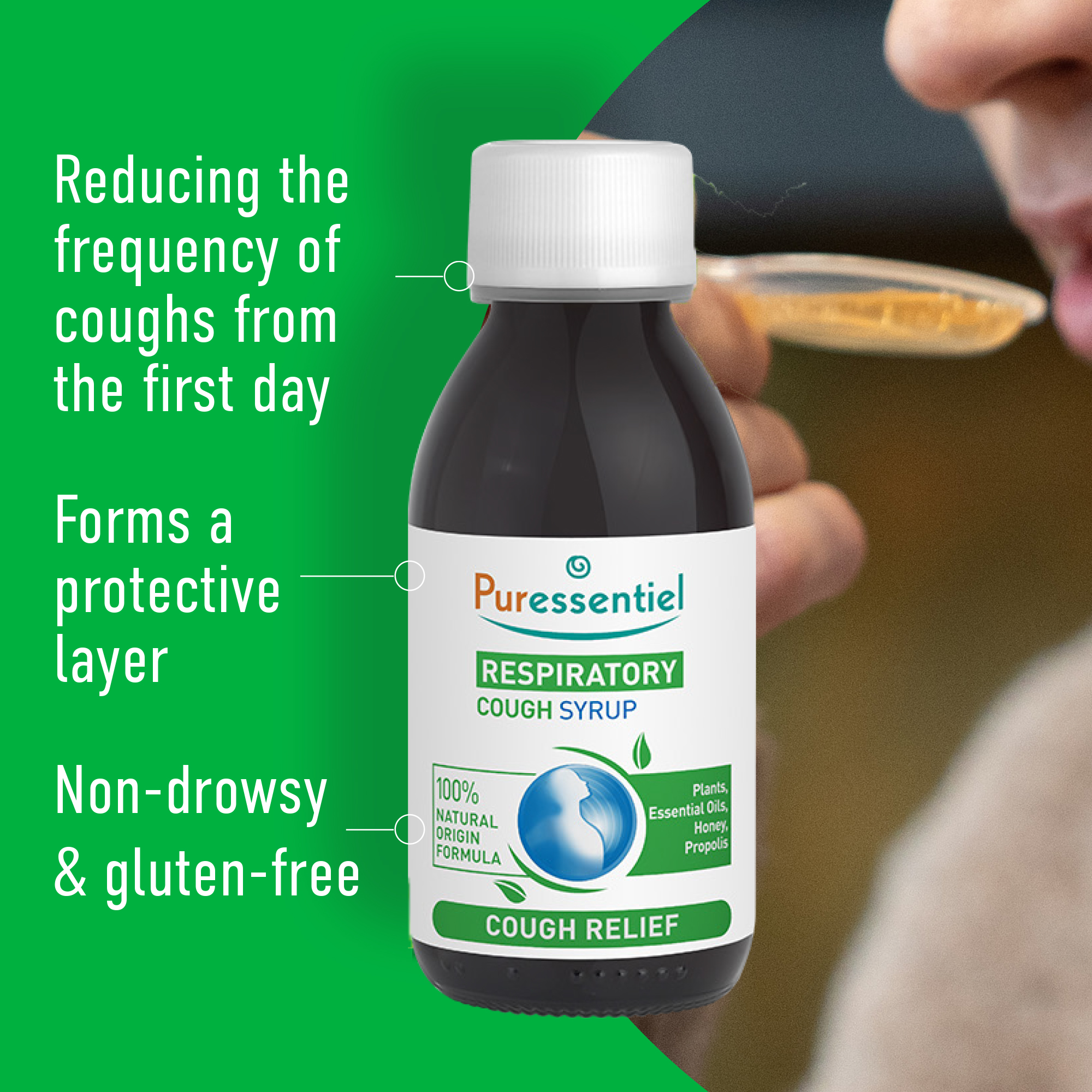 Puressentiel Respiratory Cough Syrup, 125ml