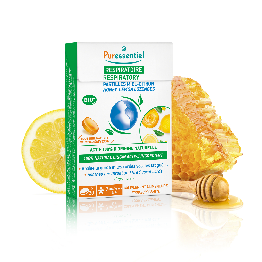 Puressentiel Respiratory Pastilles with Lemon and Honey 20's