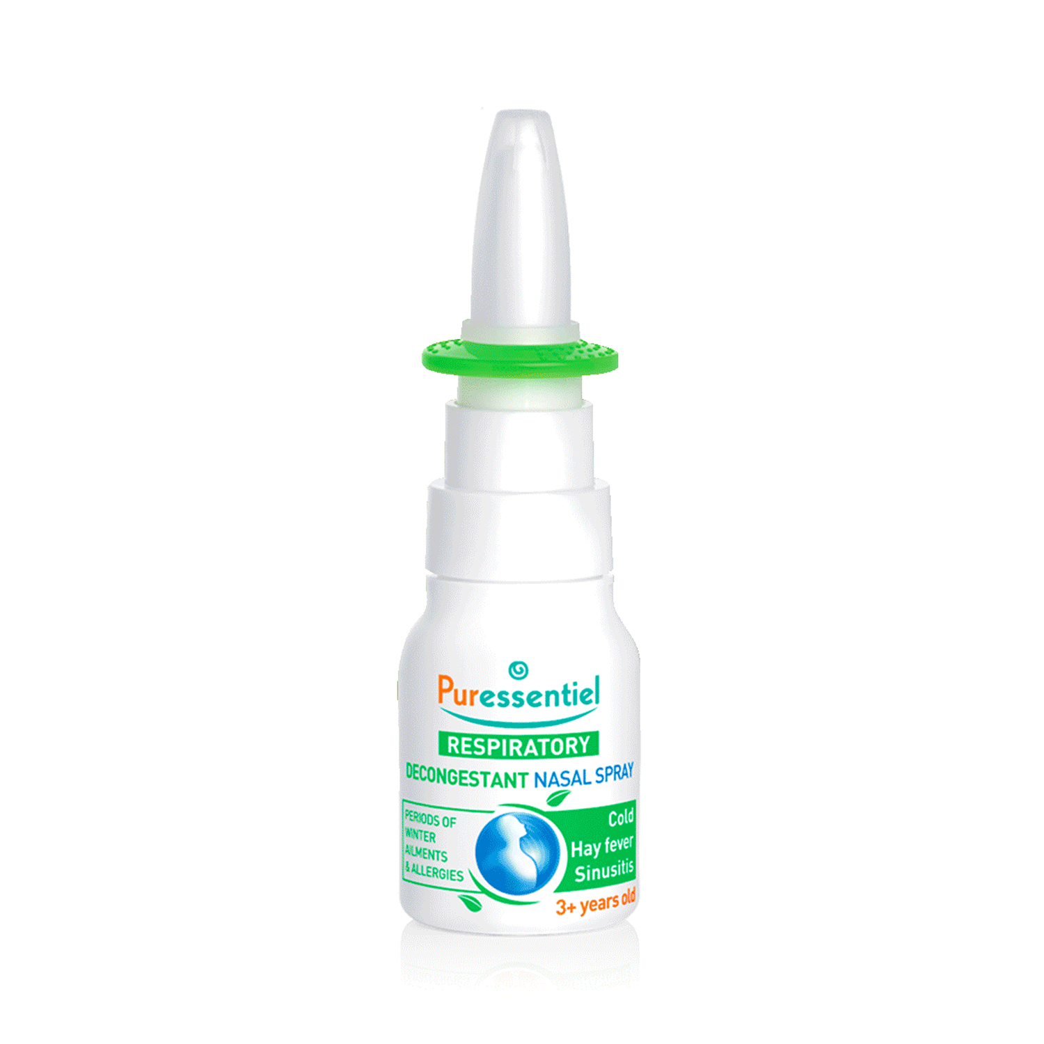 Puressentiel Respiratory Decongestant Nasal Spray, Natural Relief for Blocked Nose, Sinusitis & Allergies – 15ml