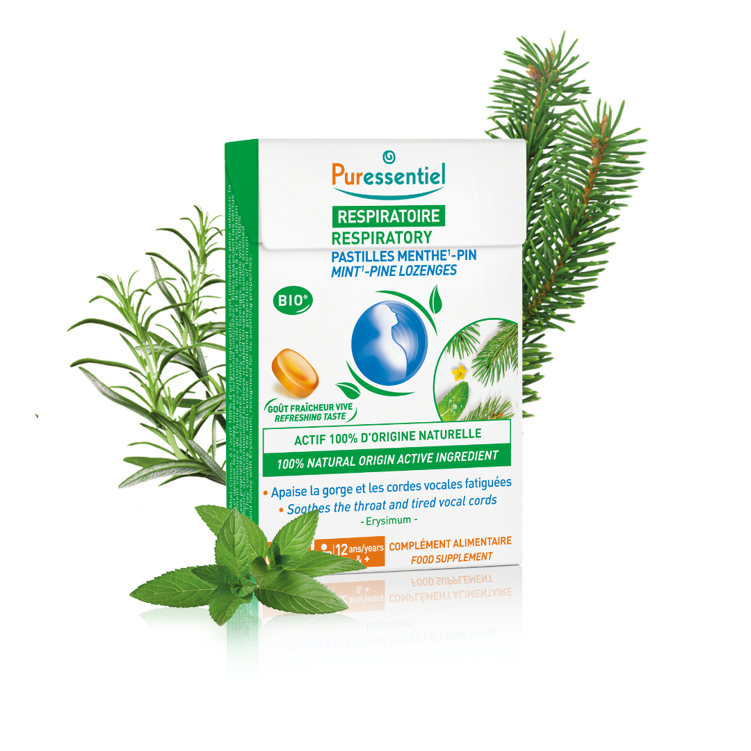 Puressentiel Respiratory Pastilles with Pine & Mint 20's