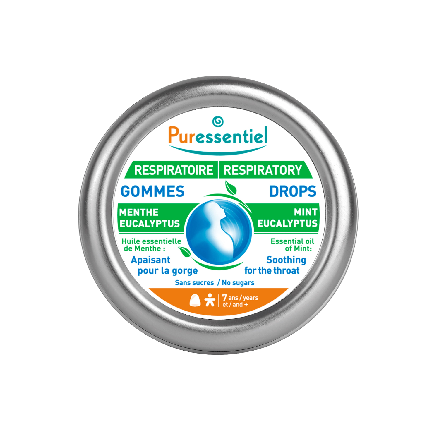 Puressentiel Respiratory Throat Drops Mint & Eucalyptus  20's