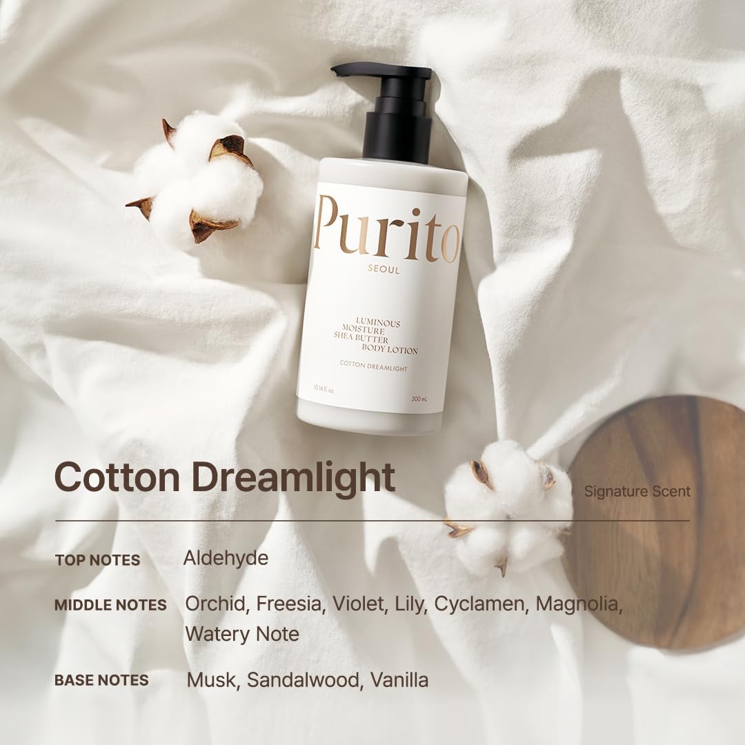 Purito Seoul Vegan Luminous Body Lotion Cotton 300 ml