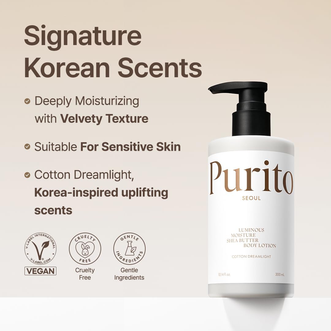 Purito Seoul Vegan Luminous Body Lotion Cotton 300 ml