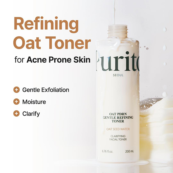 Purito Seoul Vegan Oat PDRN Gentle Refining Toner 200 ml