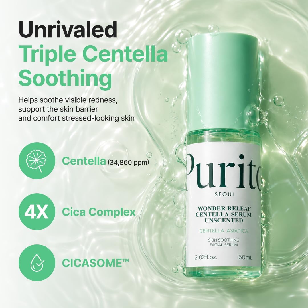 Purito Seoul Vegan Wonder Releaf Unscented Serum 60ML
