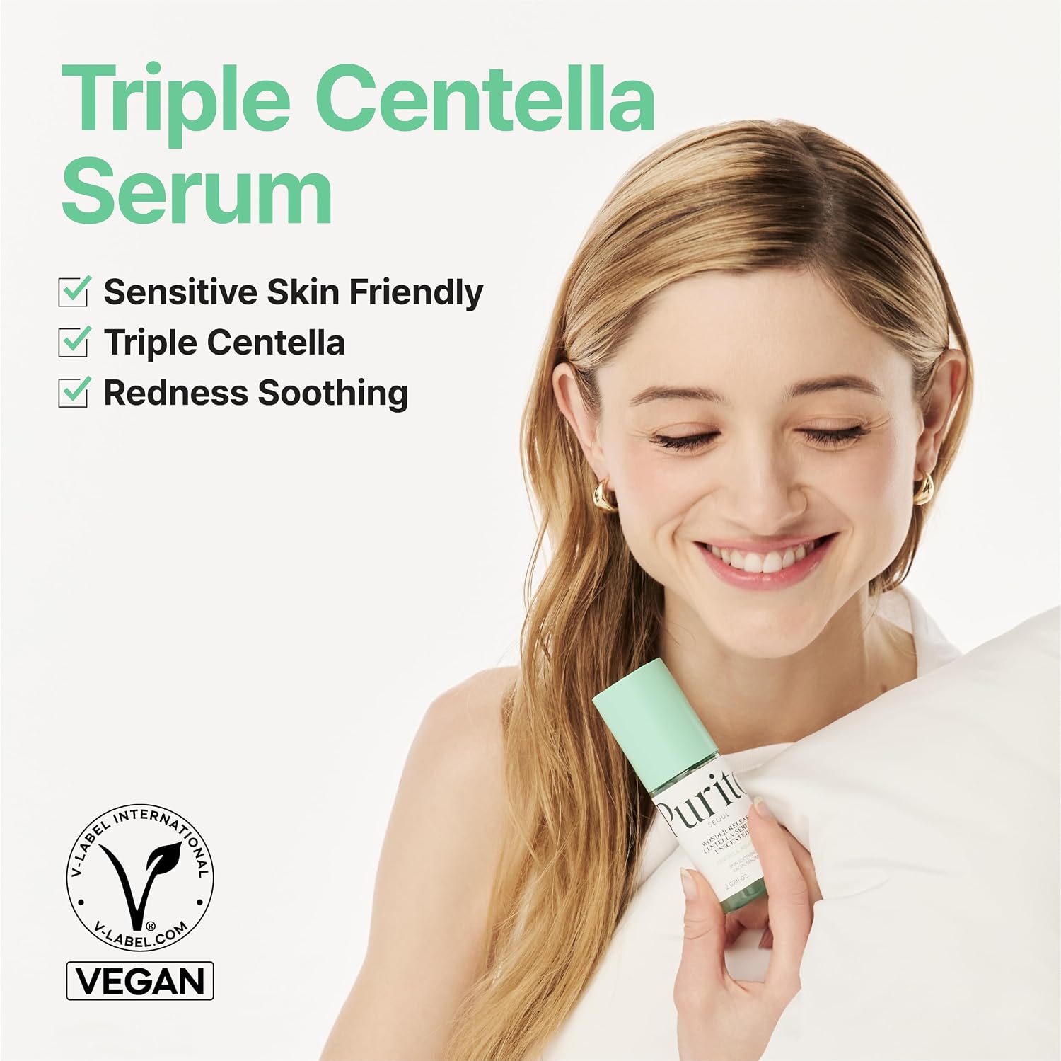 Purito Seoul Vegan Wonder Releaf Unscented Serum 60ML