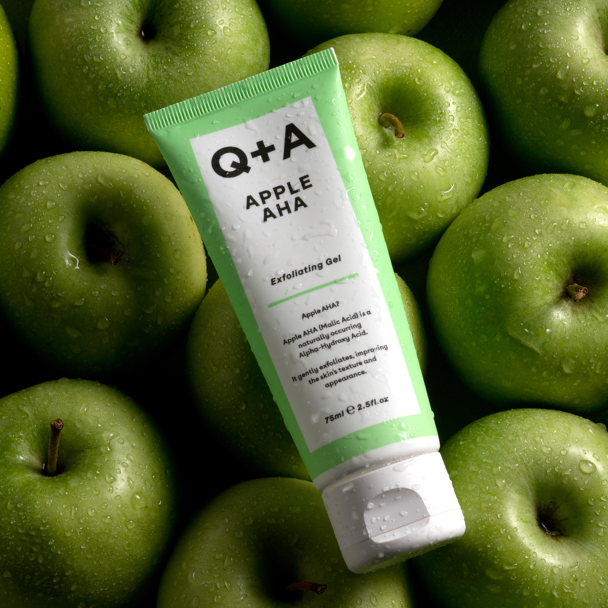 Q+A Apple AHA Exfoliating Gel 75ml