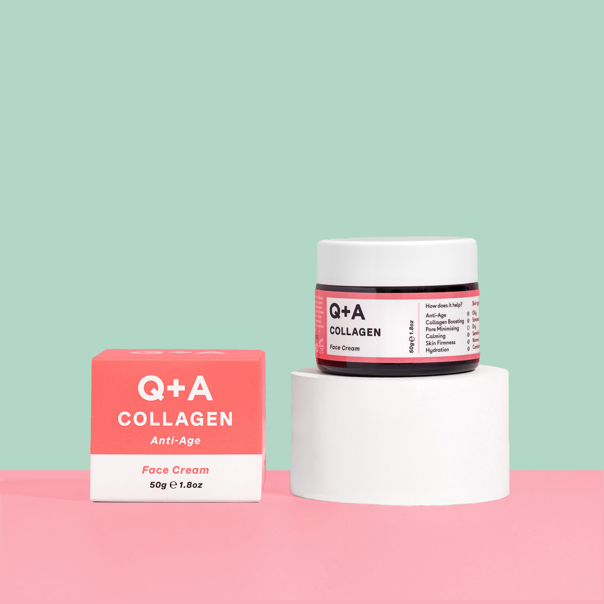 Q+A Collagen Anti-Age Face Cream 50g