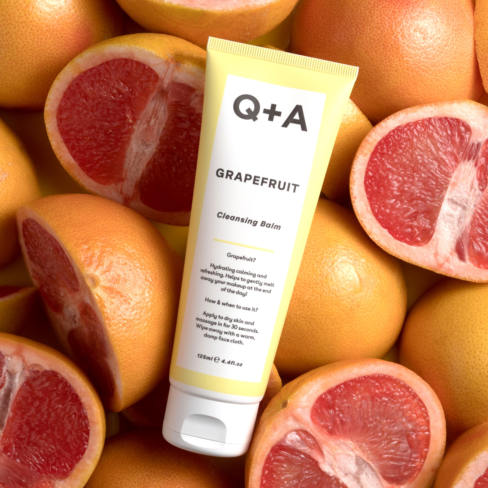 Q+A Grapefruit Cleansing Balm 125ml