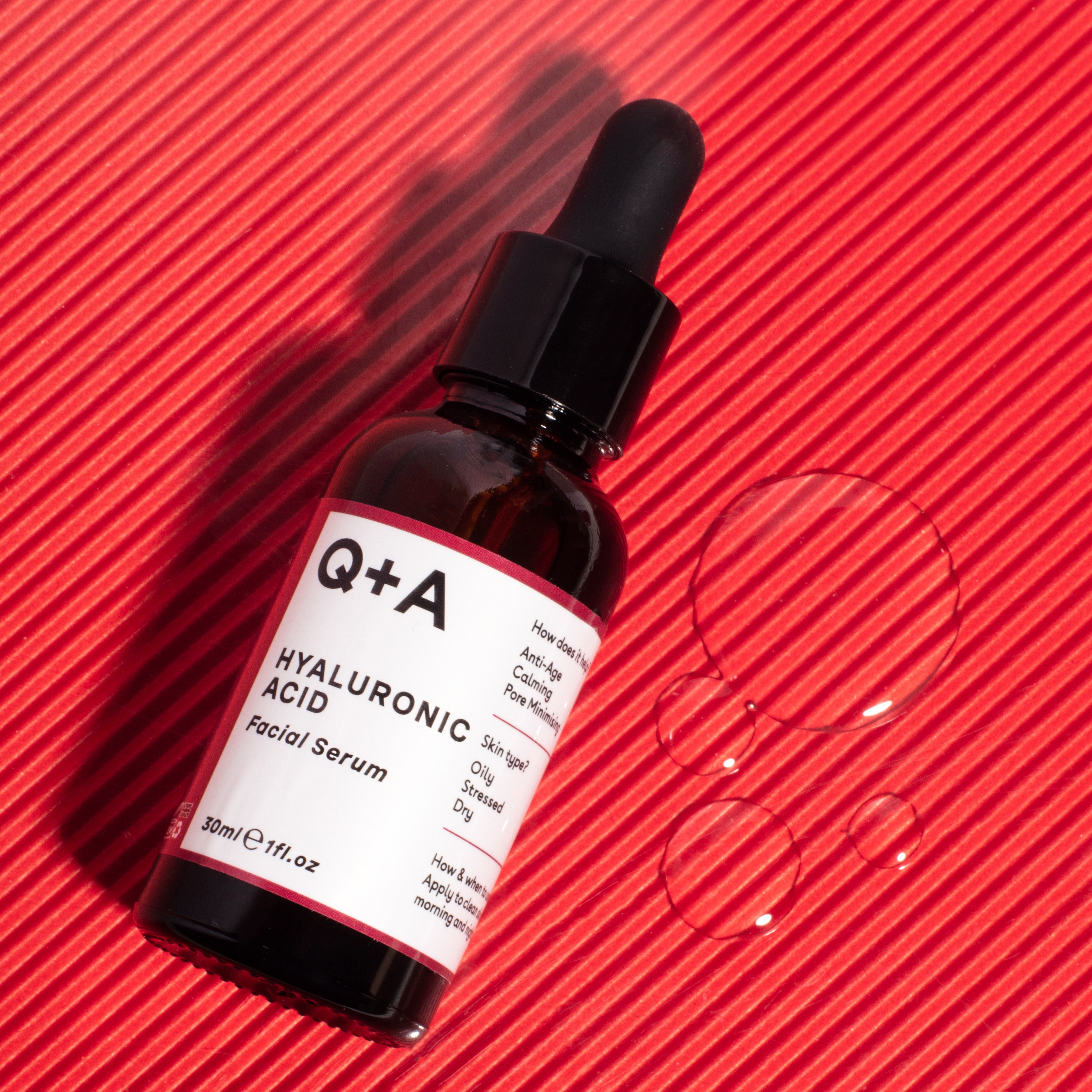 Q+A Hyaluronic Acid Facial Serum 30ml