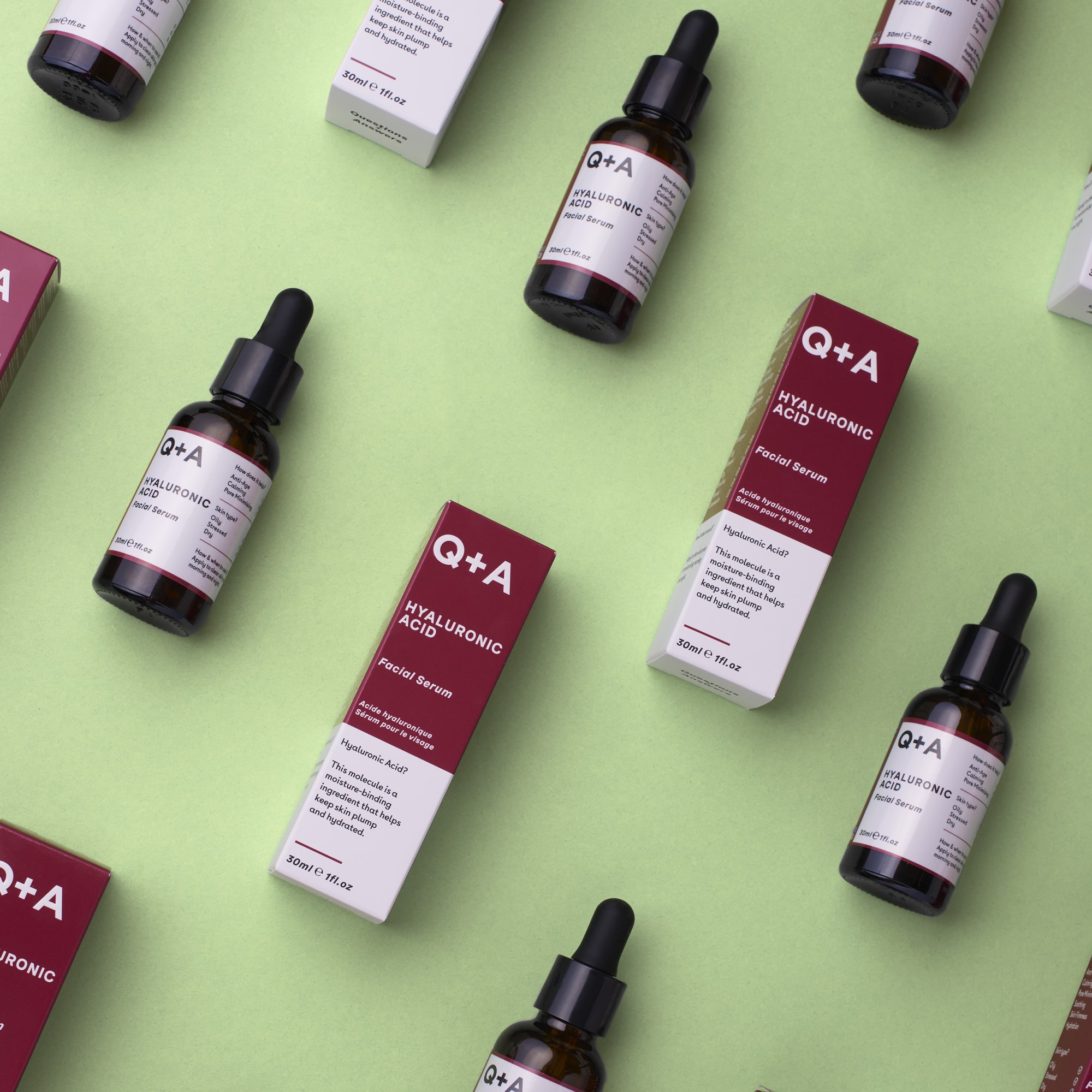 Q+A Hyaluronic Acid Facial Serum 30ml