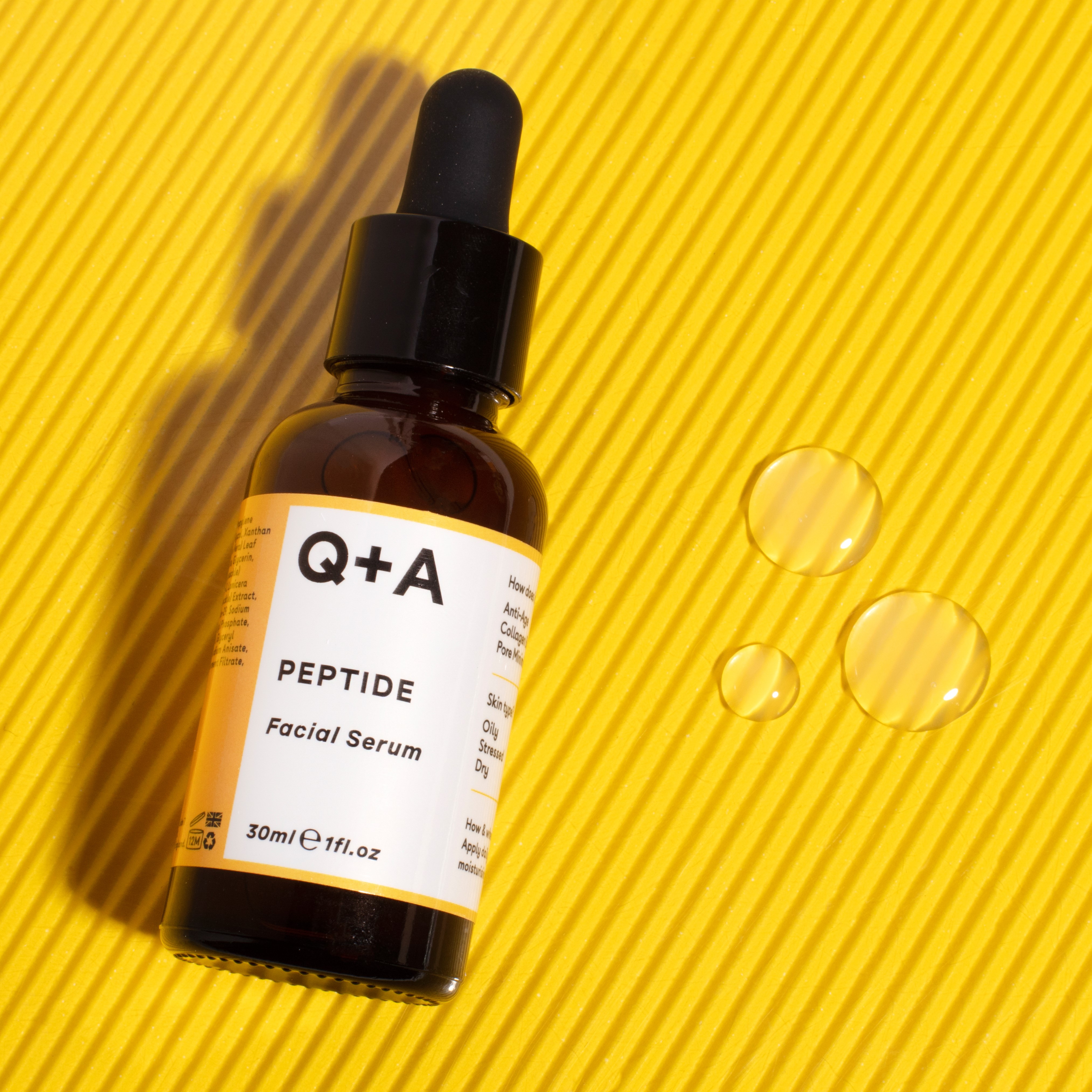 Q+A Peptide Facial Serum 30ml