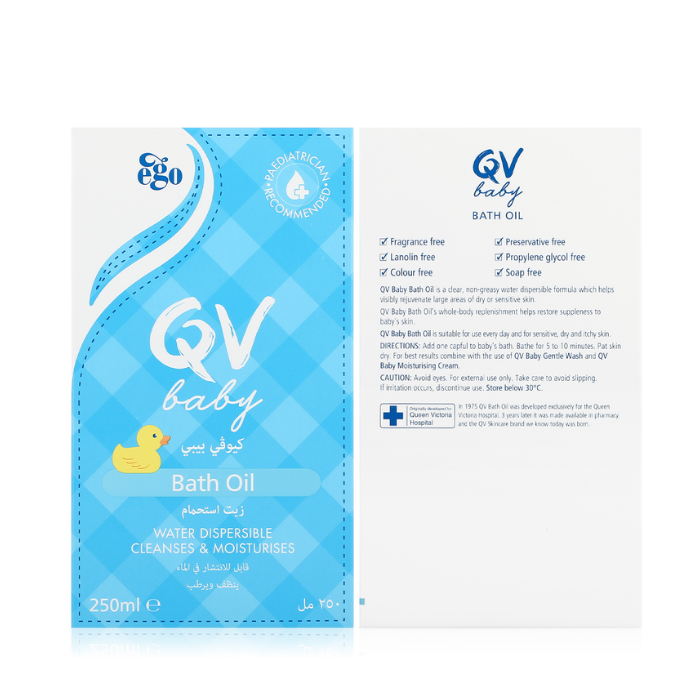 Qv Baby Bath Oil 250ml