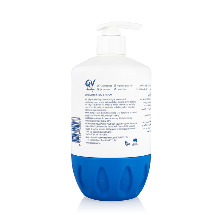 Qv Baby Moisturising Cream 500g Pump