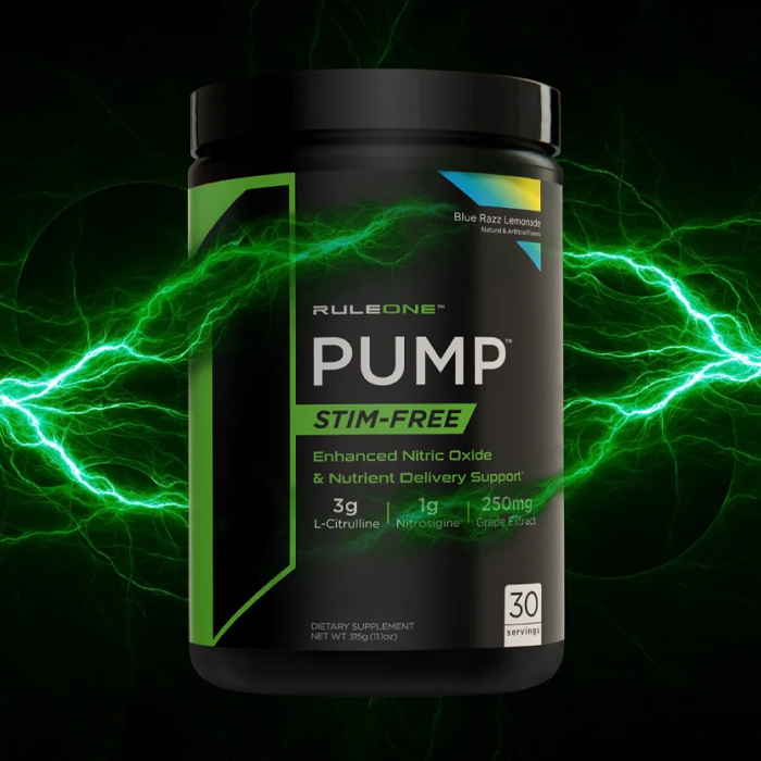 R1 pump stim-free 30 serv blue razz lemonade