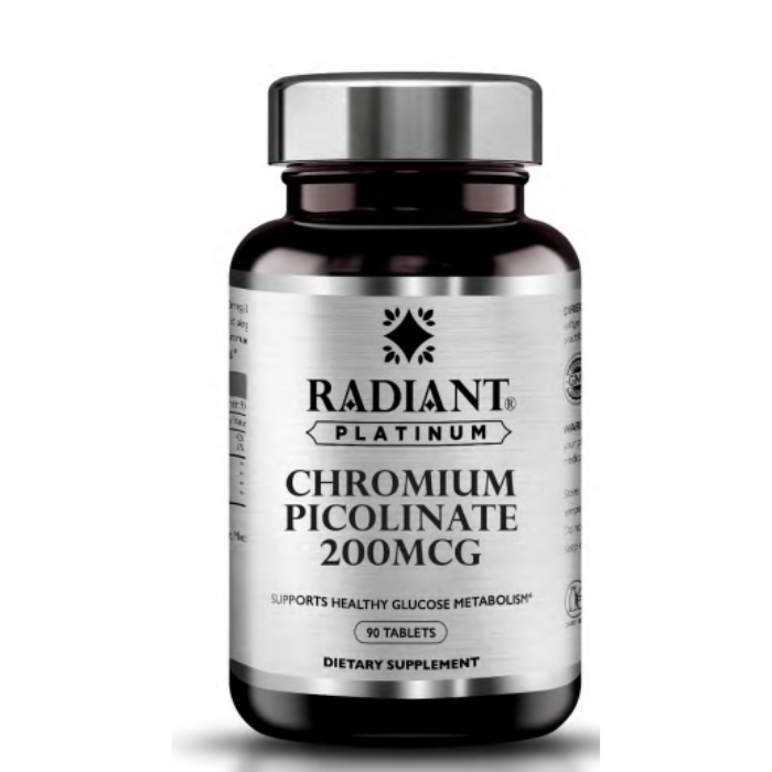 Radiant Platinum Chromium Picolinate 200mcg 90 Caps