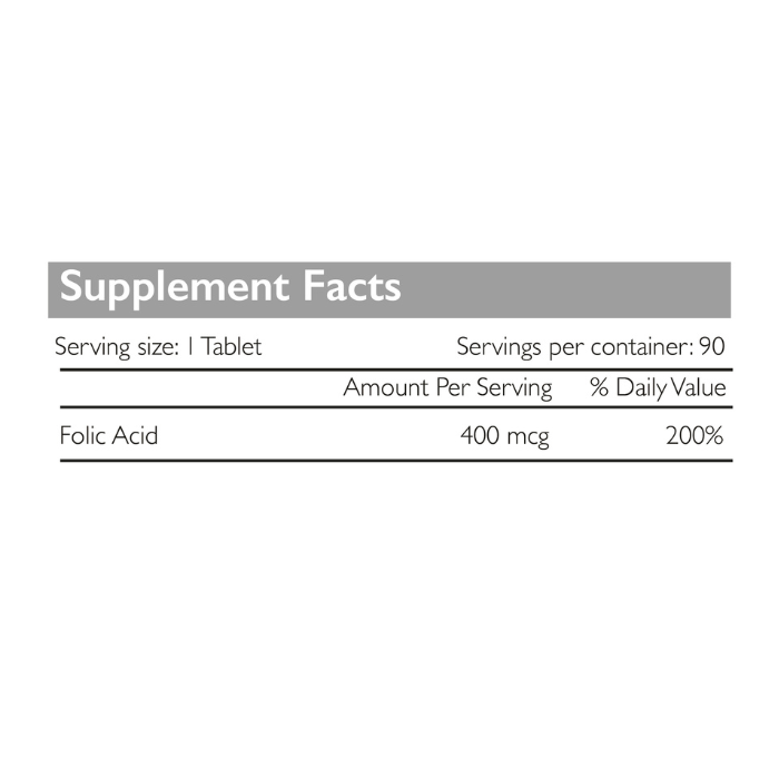 Radiant Platinum Folic Acid 400mcg 90 Tabs