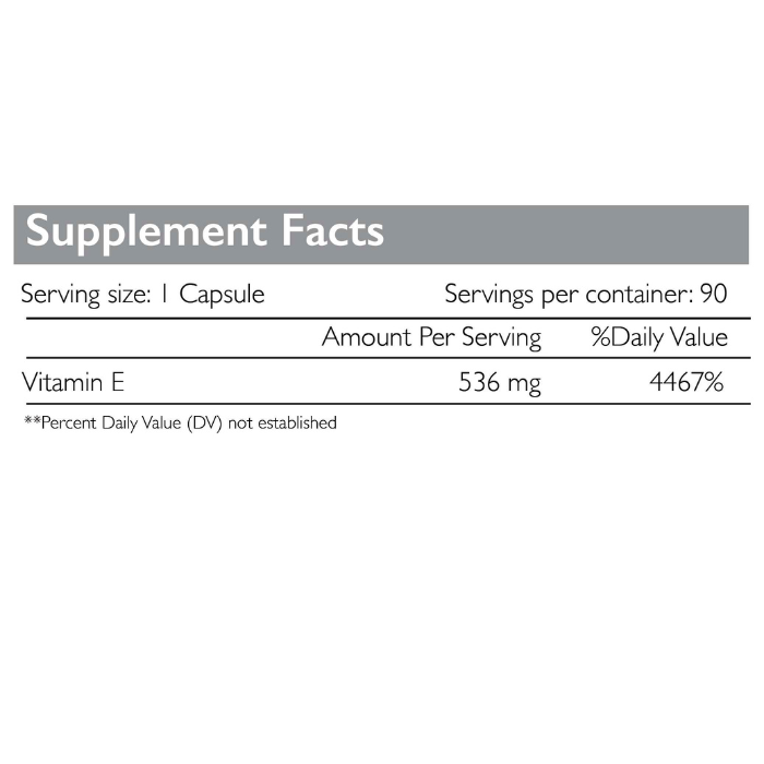 Radiant Platinum Vitamin E 800 IU 90 softgels