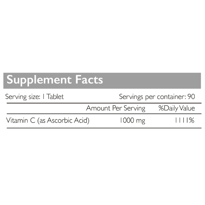Radiant Platinum Vitamin C 1000mg 90 Tabs