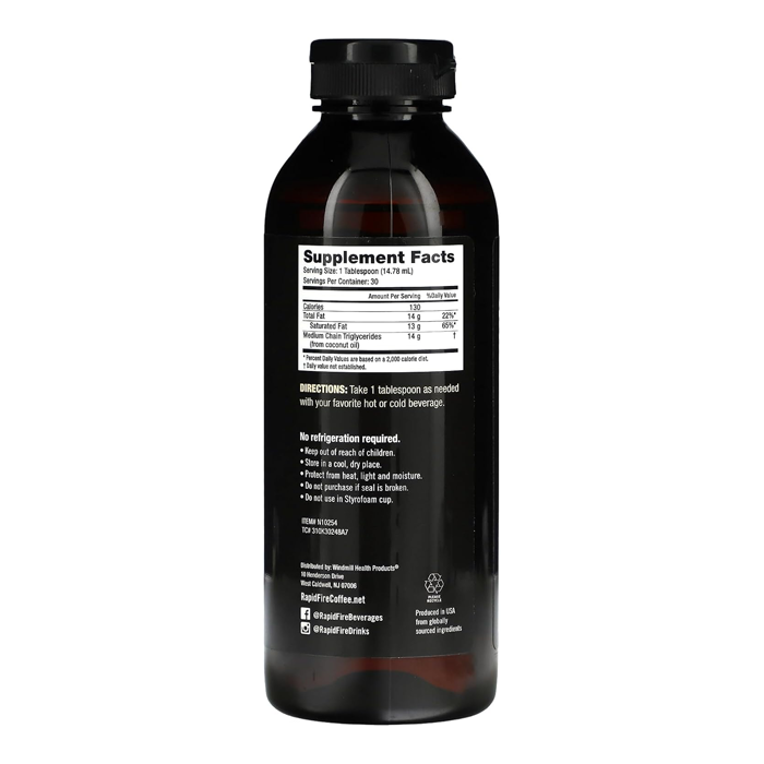 Rapidfire MCT Oil 30 Servings 443ml