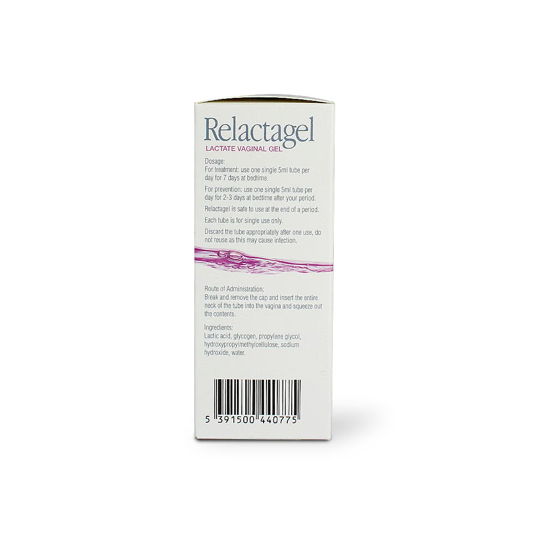 Relactagel Lactate Vaginal Gel Single Dose Tube 5ml 7s
