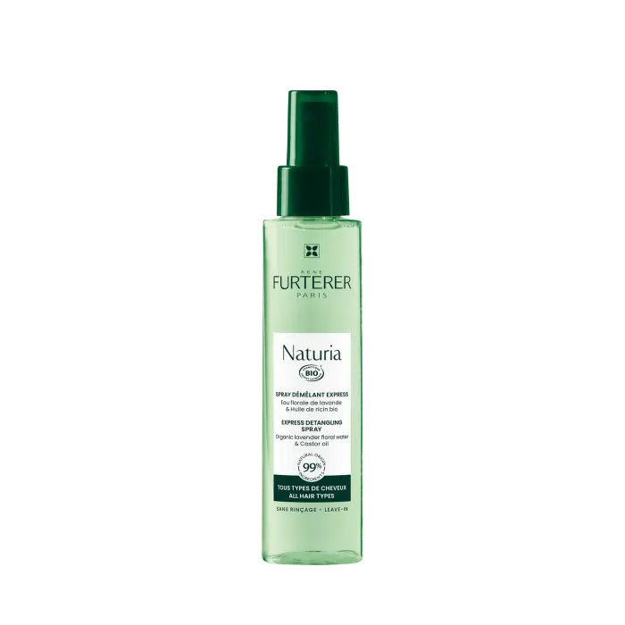Rene Furterer Naturia Express Detangling Spray, Organic Vegan Leave-In Hydrating Hair Care - 200ml