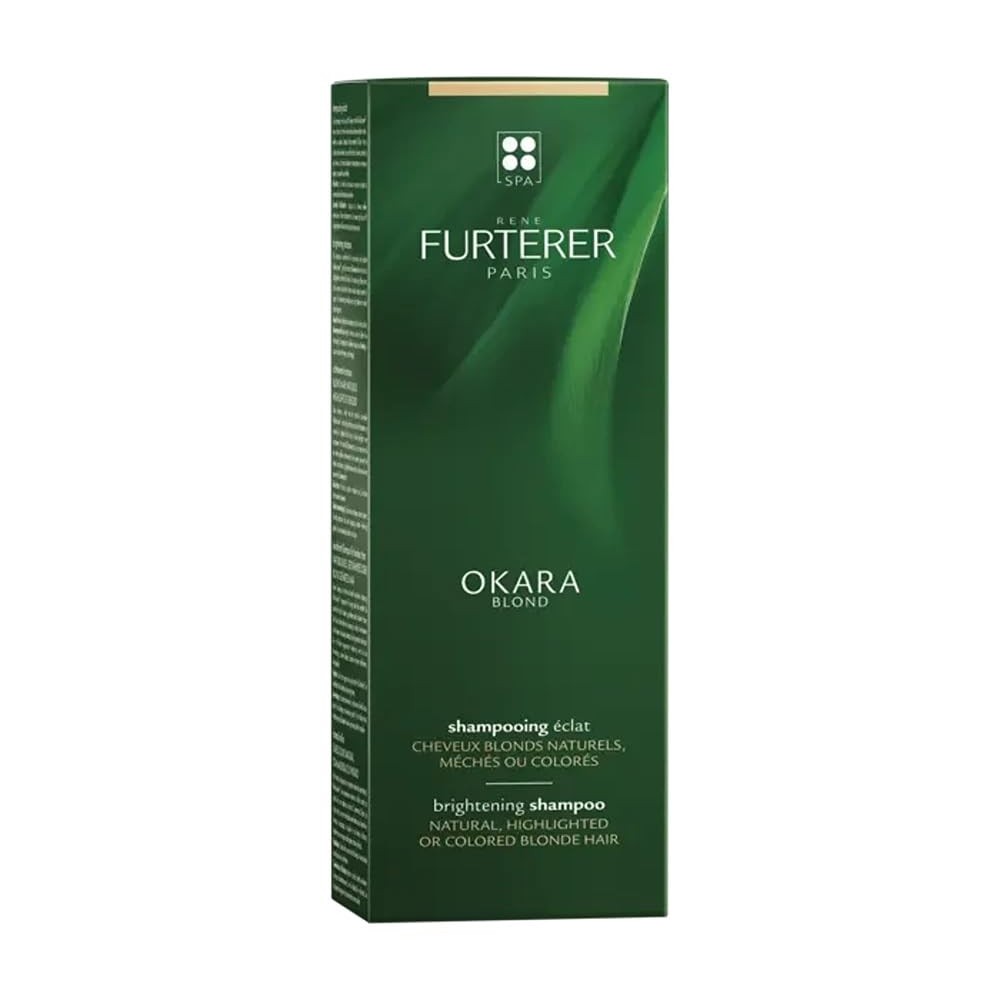 Rene Furterer Okara Blond Brightening Shampoo – Illuminating Shampoo for Natural, Highlighted, or Color-Treated Blonde Hair 200ml