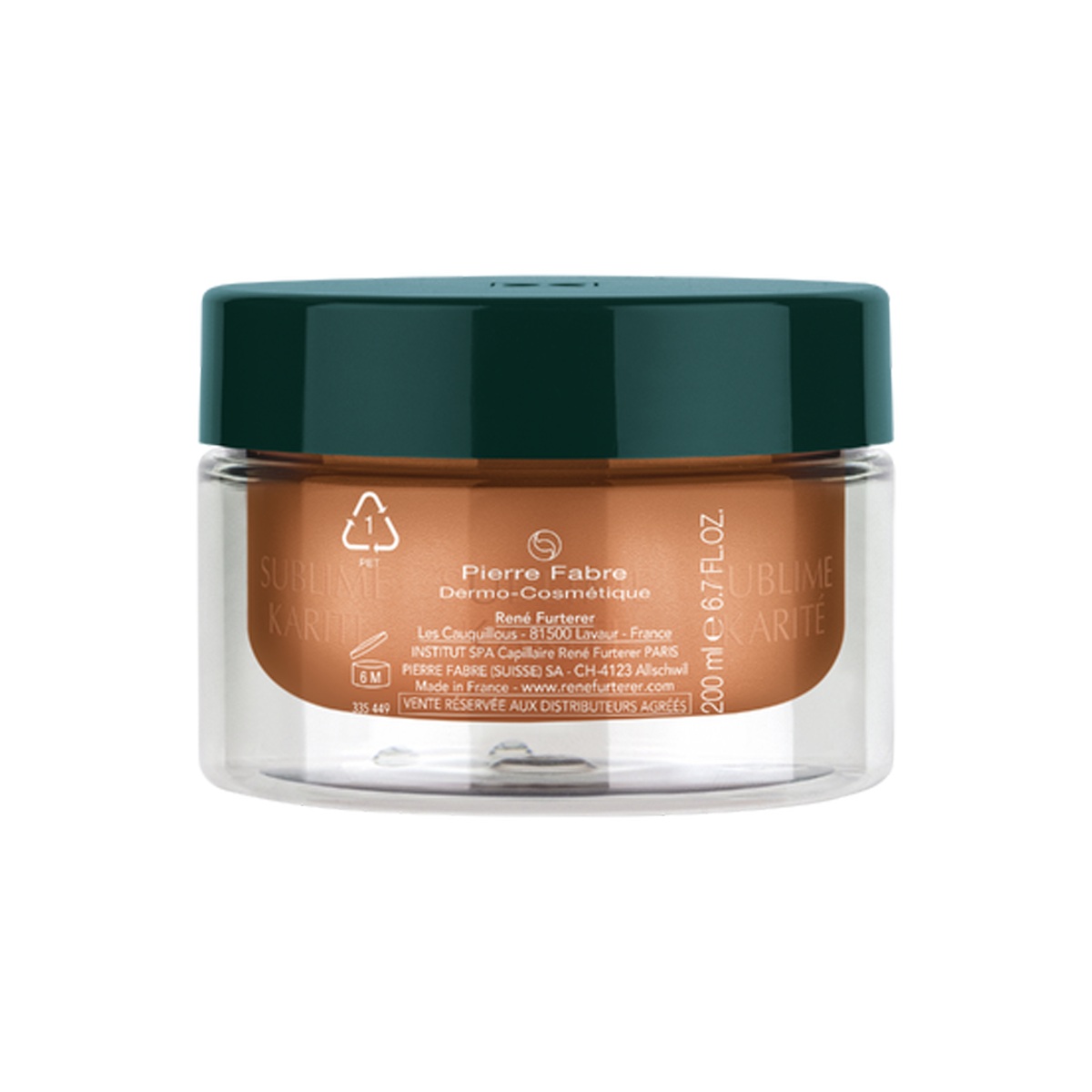 Rene Furterer Sublime Karite Taming Mask, Deep Conditioning, Smoothness and Shine for Dry Hair - 200ml