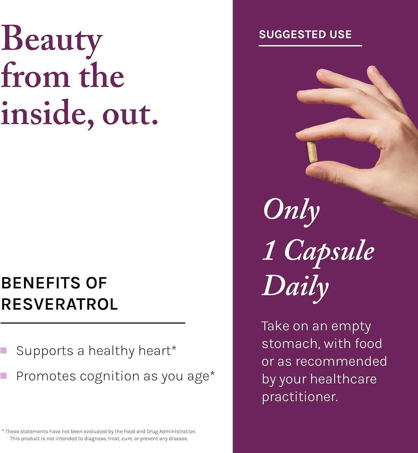 Reserveage Resveratrol 100mg V-Capsules 60s