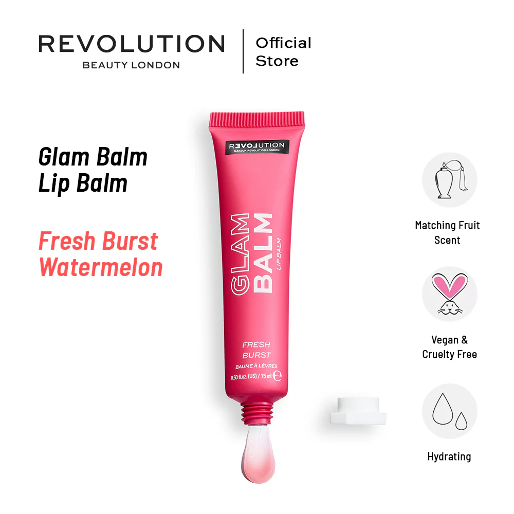 Revolution Glam Balm Lip Balm Fresh Burst Watermelon 15ml