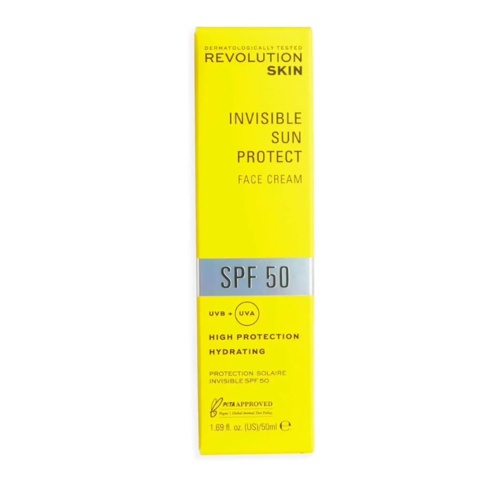 ريفوليوشن سكين كير كريم واقي شمس SPF50 غير مرئي للوجه 50 مل