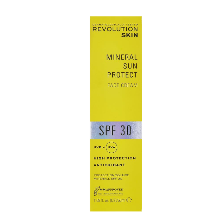 Revolution Skincare SPF30 Mineral Protect Sunscreen Face Cream 50ML