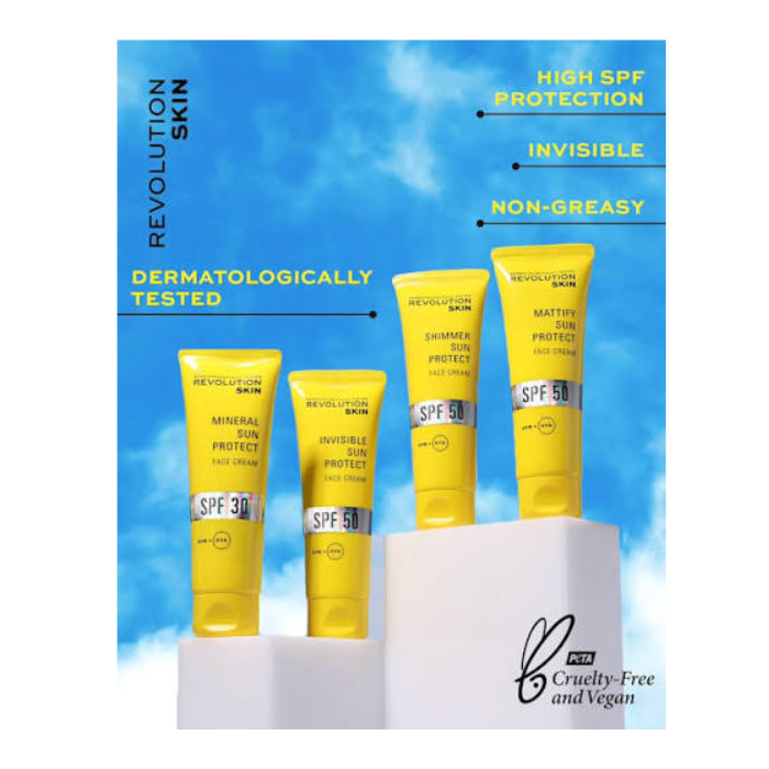Revolution Skincare SPF30 Mineral Protect Sunscreen Face Cream 50ML