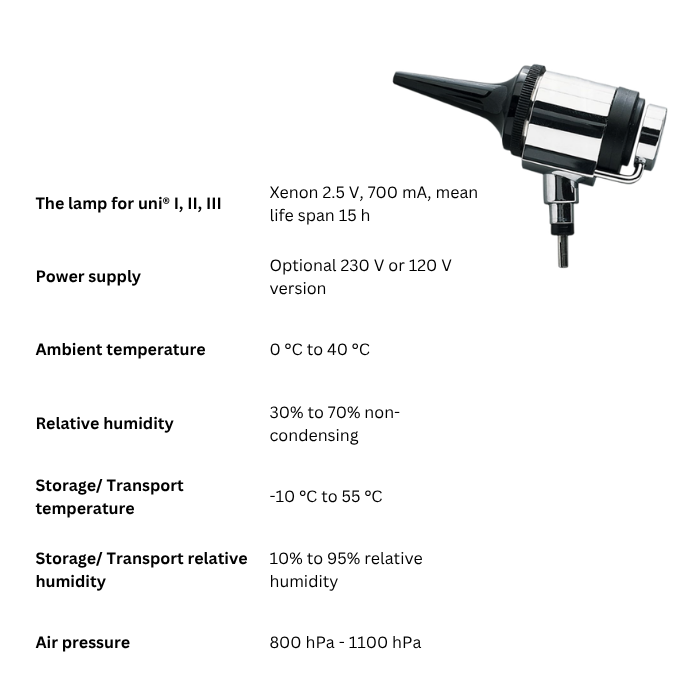 Riester 2010 Uni-I-Otoscope 2.5v