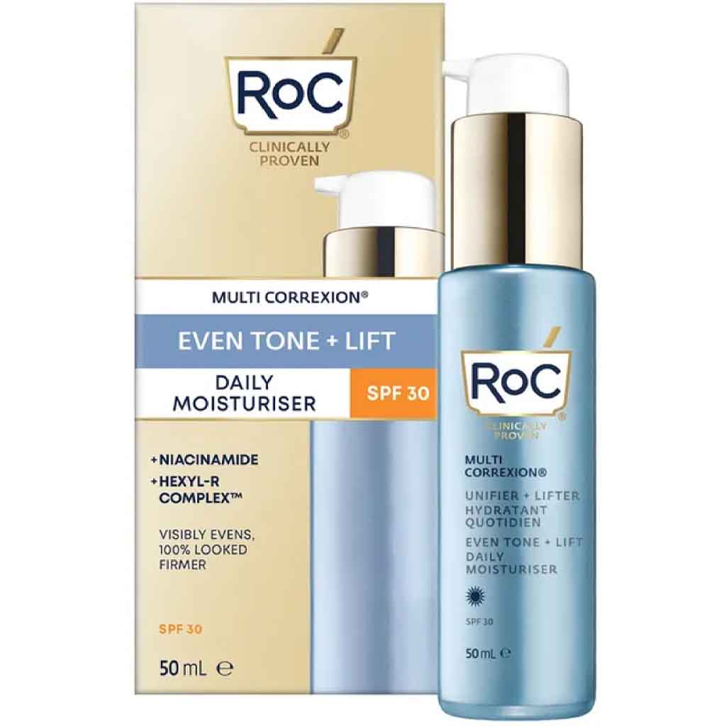 Roc Multi Correxion Hydrate + Plump Moisturizer (SPF 30) Anti-Aging Face Cream with Hyaluronic Acid – 50ml