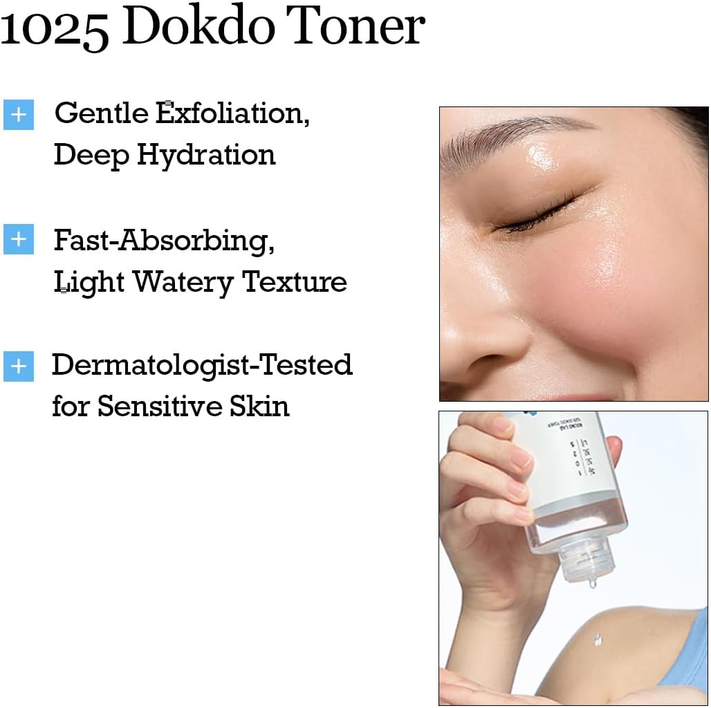Round Lab 1025 Dokdo Toner - Hydrating Korean Toner with Deep Sea Water for Sensitive Skin 200ml