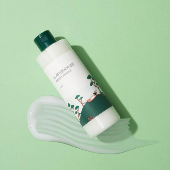 Round Lab Pine Calming Cica Lotion, Soothing Moisturizing Lotion with Pine Leaf & Centella for Sensitive, Irritated Skin, 250ml