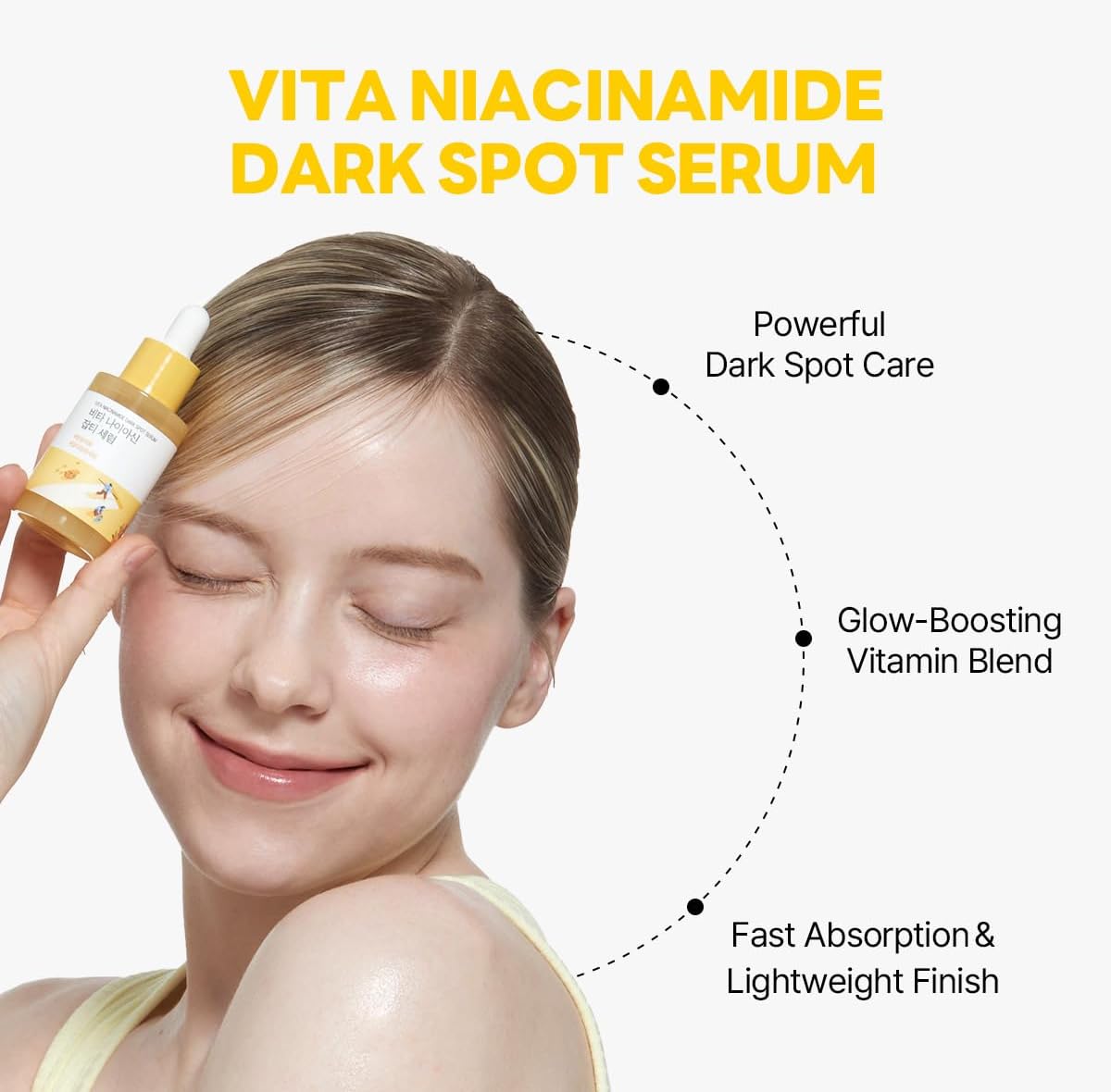 Round Lab Vita Niacinamide Dark Spot Serum - Brightening & Spot-Correcting Serum with Niacinamide & Vitamin C Complex 30ml