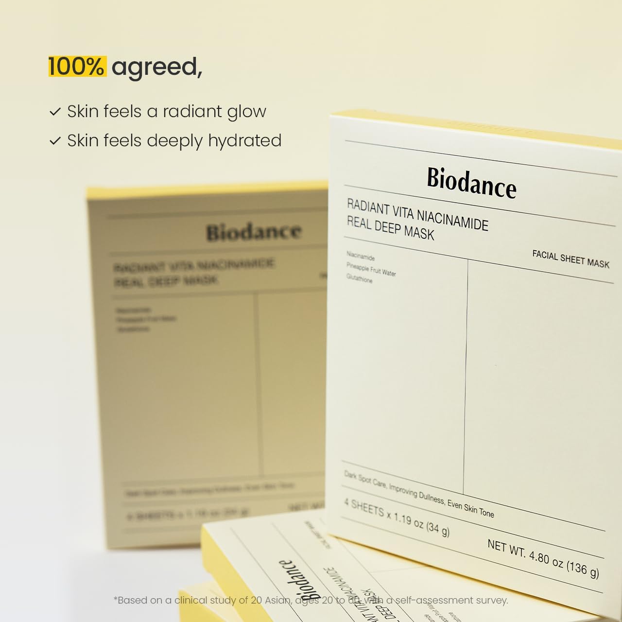 راوند لاب فيتا نياكيناميد دارك سبوت سيروم ماسك – قناع ورقي لتفتيح البشرة مع 5% Niacinamide & Vitamin C لبشرة متوهجة 20 مل