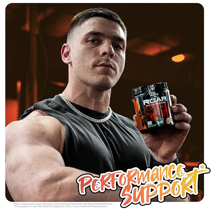 Rule 1 R1 Roar Pre-Workout Peach Mango 30 Serve