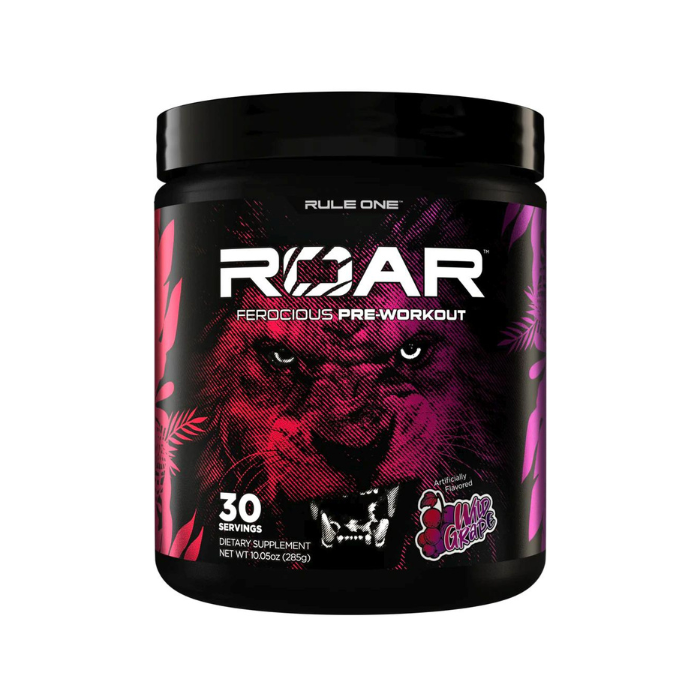 Rule 1 R1 Roar Pre-Workout Wild Grape 30 Serve
