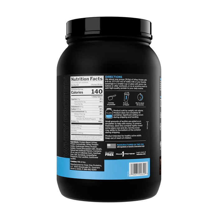 Rule1 Whey Blend 28 Servings Chocolate Peanut Butter  2.09 Lb