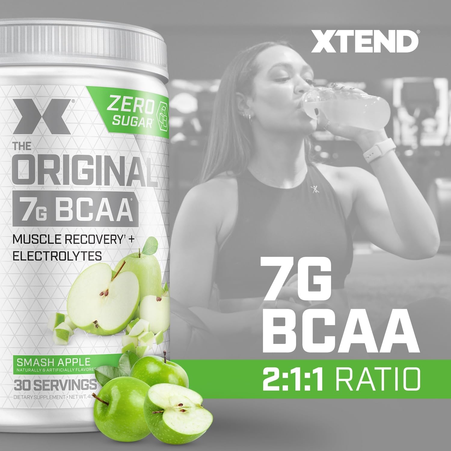 Scivation Xtend 30 Servings Green Apple