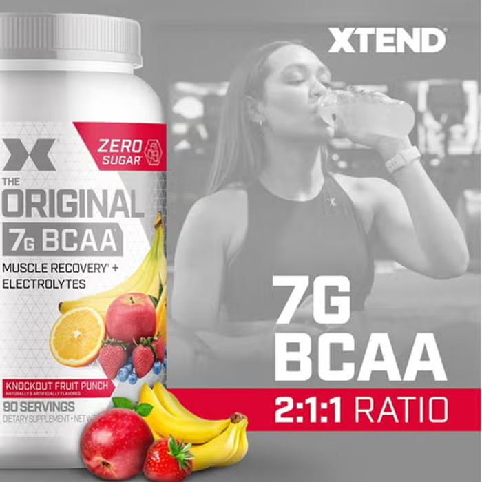 Scivation Xtend Bcaa Fruit Punch 90 Servings 41.9 Oz