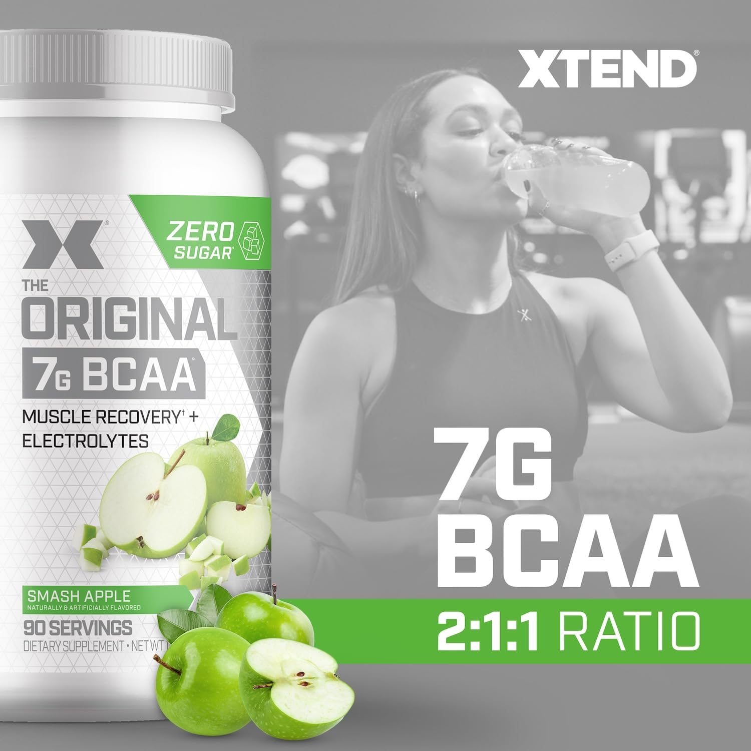 Scivation Xtend Bcaa Green Apple 90 Servings