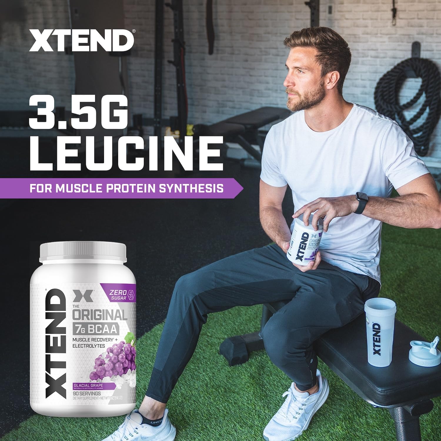 Scivation Xtend BCAA Glacial Grape 30 Servings 390g
